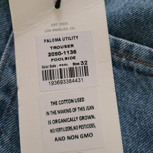 Citizens Of Humanity Blue Wide Leg Jeans Paloma Trouser - Picture 4 of 9